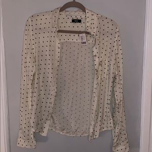 Fun polka dot button up!